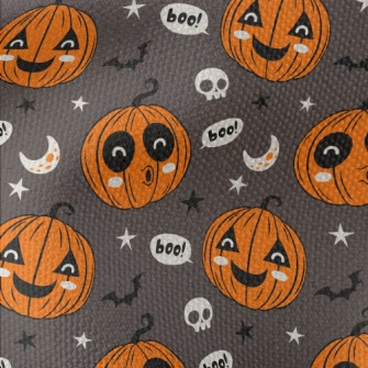 Funny Halloween Pumpkin Waterproof Canvas
