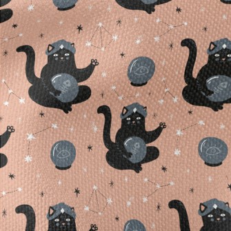 Black Cat Fortune Teller Waterproof Canvas