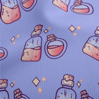 Shiny Magic Bottle Athletic Mesh Flat Back