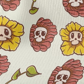 Skull Flowers Terry