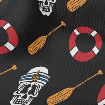 Navy Skull Terry