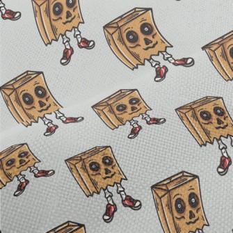 Funny Paper Bag Skull Performance Linen