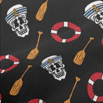 Navy Skull Performance Linen