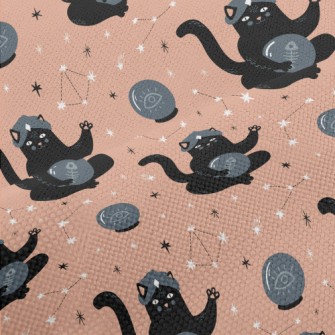 Black Cat Fortune Teller Performance Linen