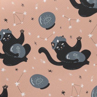 Black Cat Fortune Teller Twill