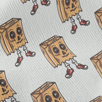 Funny Paper Bag Skull Standard Corduroy