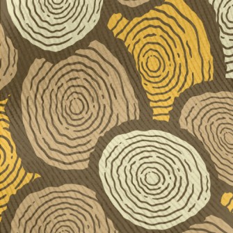 Tree Trunk Growth Rings Standard Corduroy