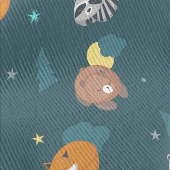 Sleeping Animals In The Forest Standard Corduroy