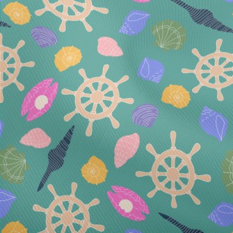 Colorful Shells And Rudder Dobby