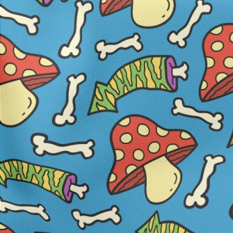 Poisonous Mushroom Shaped Bone Stretch Ponte