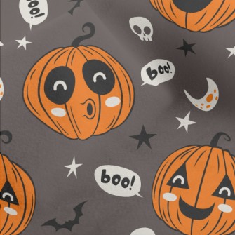 Funny Halloween Pumpkin Micro Fleece