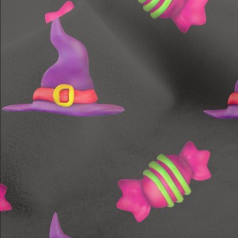 3D Witch Hat Candy Micro Fleece