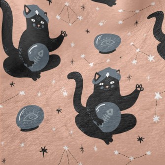 Black Cat Fortune Teller Minky