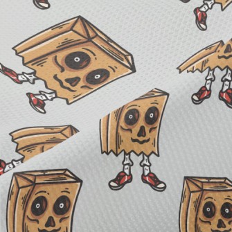 Funny Paper Bag Skull Piqué