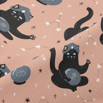 Black Cat Fortune Teller Piqué