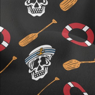 Navy Skull Lightweight Performance Linen