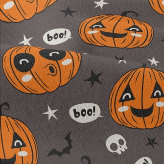 Funny Halloween Pumpkin Modern Jersey