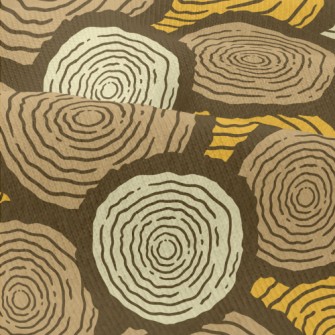 Tree Trunk Growth Rings Modern Jersey