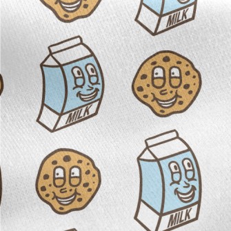 Exaggerated Expression Milk Bi Jersey Backed Fleece
