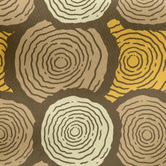 Tree Trunk Growth Rings Jersey Backed Fleece