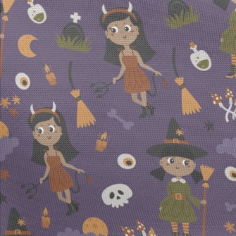 Girls Halloween Dress Up Pongee