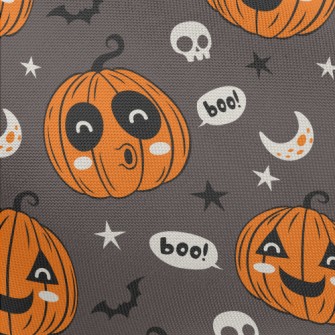 Funny Halloween Pumpkin Pongee