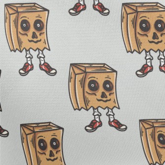 Funny Paper Bag Skull Pongee