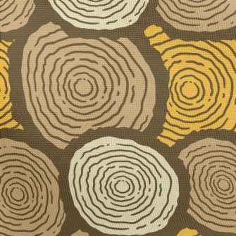 Tree Trunk Growth Rings Pongee