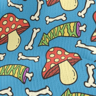 Poisonous Mushroom Shaped Bone Stretch Jersey