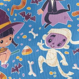 Cute Cartoon Halloween Stretch Jersey