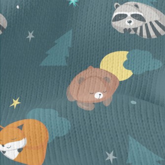 Sleeping Animals In The Forest Stretch Jersey