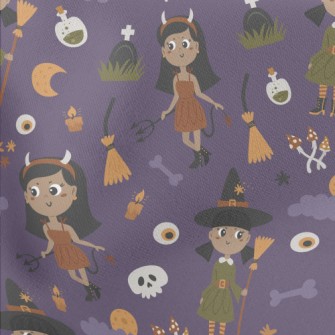 Girls Halloween Dress Up Lightweight Cotton Poplin