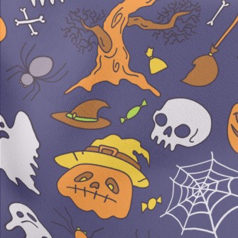 Horror Halloween Lightweight Cotton Poplin