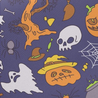Horror Halloween Midweight Cotton Poplin