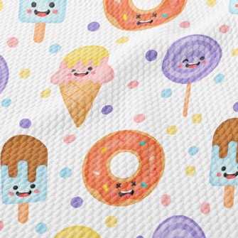 Playful Expression Ice Cream Birdseye Piqué