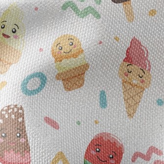 Kawaii Ice Cream Waterproof Canvas