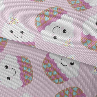 Heart Cupcakes Waterproof Oxford