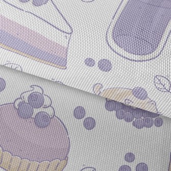 Cat And Blueberry Cake Waterproof Oxford