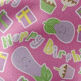Eggplant Birthday Gift Waterproof Canvas