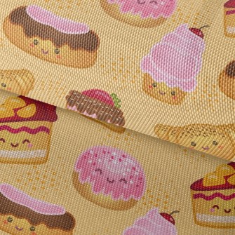 Donut Cake Waterproof Oxford