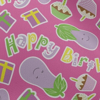 Eggplant Birthday Gift Chiffon