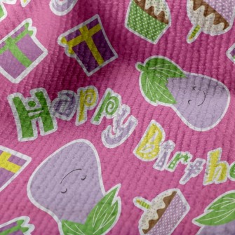 Eggplant Birthday Gift Terry