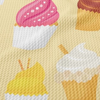 Delicious Cupcakes Birdseye Piqué