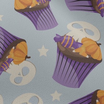 Skull Pumpkin Candies Chiffon