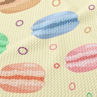 Circle Macarons Birdseye Piqué
