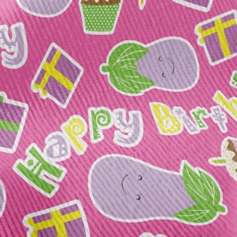 Eggplant Birthday Gift Standard Corduroy