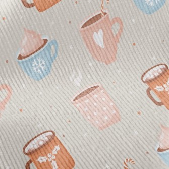 Marshmallow Cocoa Standard Corduroy