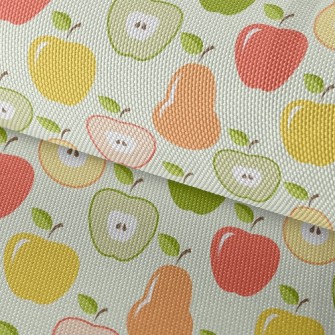 Colorful Apples And Pears Waterproof Oxford