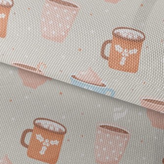 Marshmallow Cocoa Waterproof Oxford