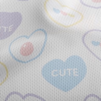 Love Cute Chick Athletic Mesh Flat Back